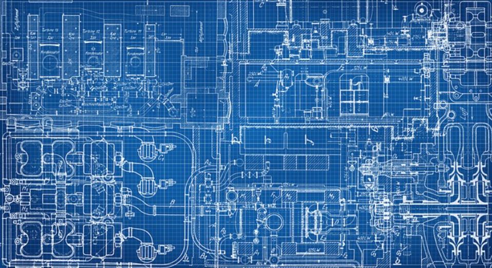 Electricians Read Technical Diagrams Or Blueprints