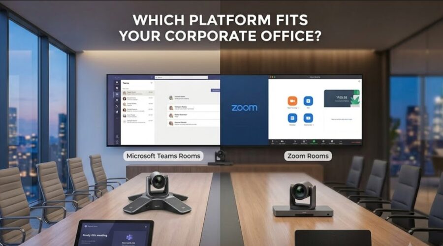Microsoft Teams Rooms vs Zoom Rooms, Which Platform Fits Your Corporate Office?